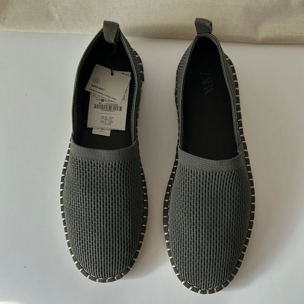 Zara  Men’s Green Espadrilles Size 8